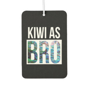 NEW ZEALAND KIWI AS SAYING CAR AIR FRESHENER