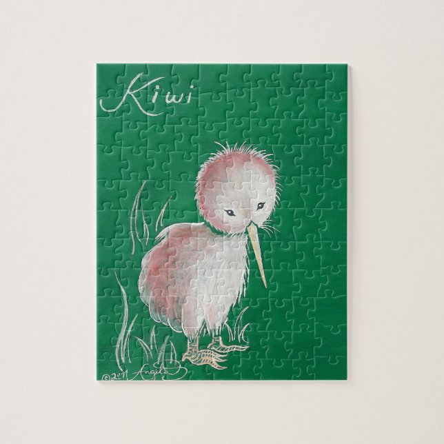 New Zealand Kiwi Bird Jigsaw Puzzle (Vertical)