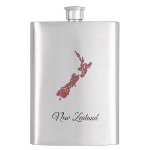 New Zealand Kiwi Classic Flask