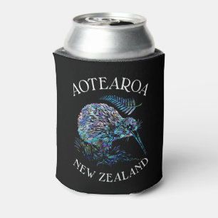 NEW ZEALAND KIWI FERN PAUA CAN COOLER