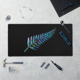 NEW ZEALAND KIWI FERN PAUA DESK MAT