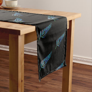 NEW ZEALAND KIWI FERN PAUA SHORT TABLE RUNNER