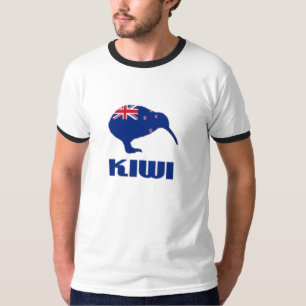 New Zealand Kiwi Mens Ringer Shirt