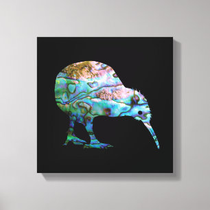 NEW ZEALAND KIWI PAUA CANVAS PRINT
