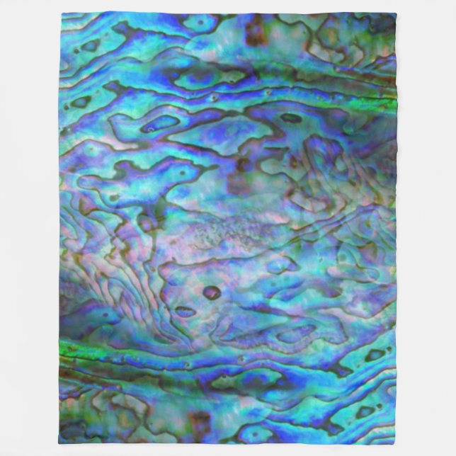 NEW ZEALAND KIWI PAUA FLEECE BLANKET (Front)