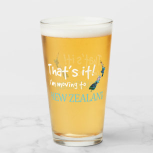 NEW ZEALAND KIWI PAUA glass