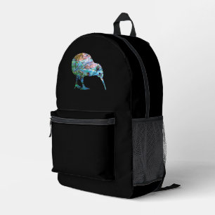 NEW ZEALAND KIWI PAUA PRINTED BACKPACK