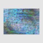 NEW ZEALAND KIWI PAUA TISSUE PAPER<br><div class="desc">Classic New Zealand seashell - the vibrant colours of the Paua shell. #madjack #paua #kiwi #new zealand #australia #downunder #sports</div>