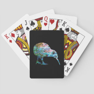 NEW ZEALAND KIWI SIMPLE PAUA PLAYING CARDS