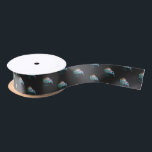 NEW ZEALAND KIWI SIMPLE PAUA SATIN RIBBON<br><div class="desc">Classic New Zealand flightless bird - the Kiwi - in the vibrant colors of the Paua shell.</div>