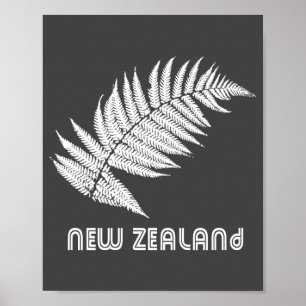 New Zealand Long Sleeve Poster