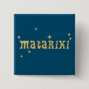 New Zealand Maori - Matariki Stars 1 15 Cm Square Badge