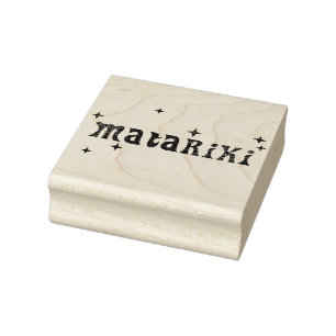 New Zealand Maori - Matariki Stars 1 Rubber Stamp