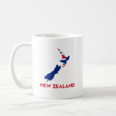 NEW ZEALAND MAP COFFEE MUG (Left)