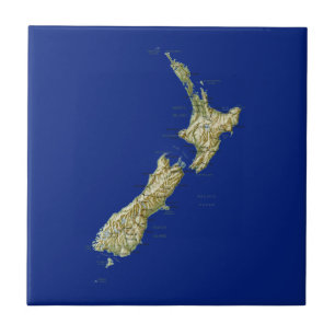 New Zealand Map Tile