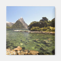New Zealand, Mitre Peak, & Bowen River entering