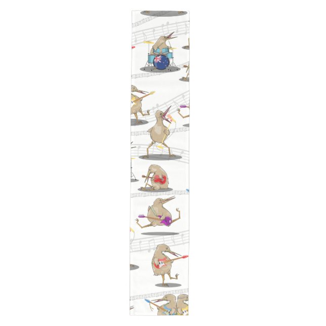 New Zealand Music Pattern Medium Table Runner (Front)
