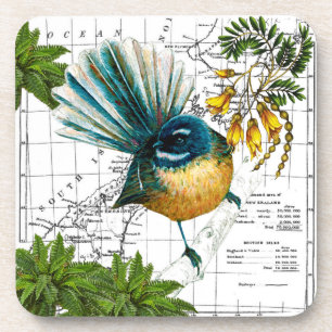 New Zealand Native Bird Coaster Set