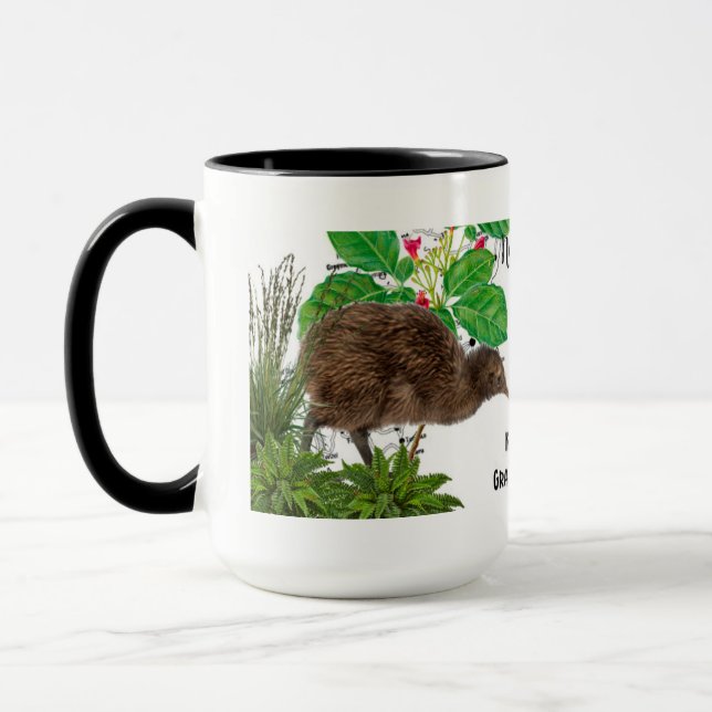 New Zealand Native Bird Coffee Mug (Left)