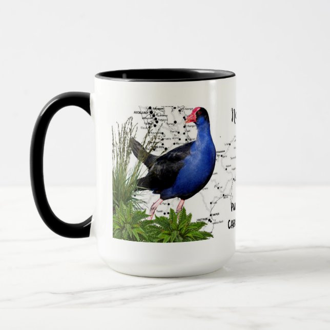 New Zealand Native Bird Coffee Mug (Left)