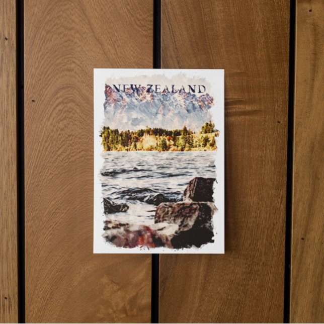 New Zealand Nature Wildlife Travel Postcard (new zealand nature postcard)