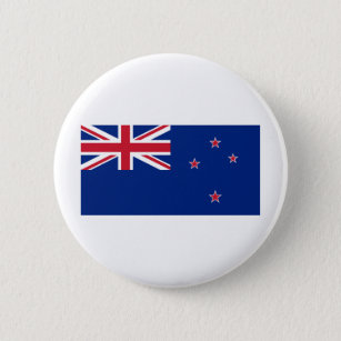 New Zealand NZ 6 Cm Round Badge