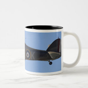 New Zealand, Otago, Wanaka, Warbirds Over 8 Two-Tone Coffee Mug