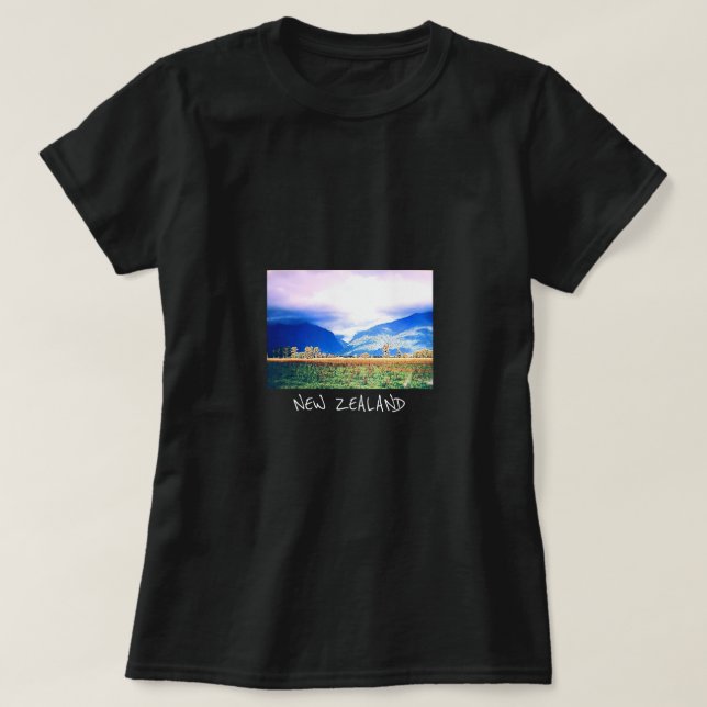 New Zealand photography Fox Glacier T-Shirt (Design Front)