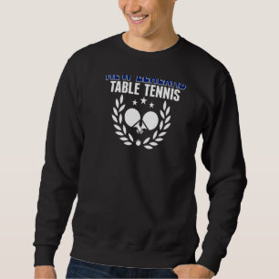 New Zealand Ping Pong   Kiwi Table Tennis Supporte Sweatshirt