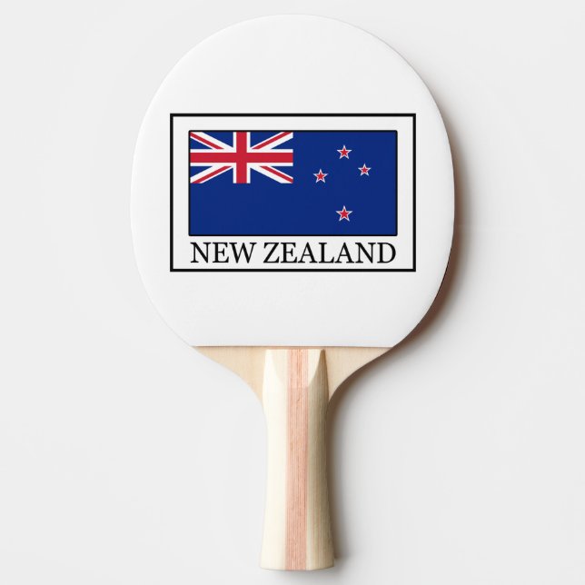 New Zealand Ping Pong Paddle (Front)