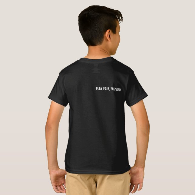 New Zealand -PLAY FAIR, PLAY HARD（KIDS） T-Shirt (Back Full)