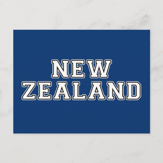 New Zealand Postcard (Front)