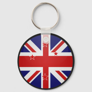 New Zealand quality Flag Circle Key Ring
