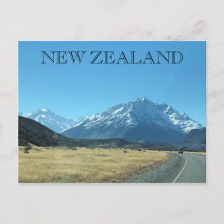 new zealand road trip postcard