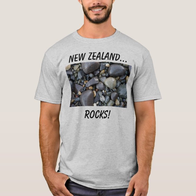 New Zealand... Rocks! T-Shirt (Front)