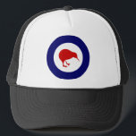 new zealand roundel kiwi trucker hat<br><div class="desc">new zealand kiwi roundel military aviation t-shirt</div>