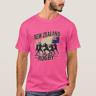 New Zealand Rugby Fan shirt All black Haka Maori d