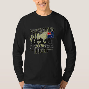 New Zealand Rugby Fan shirt All black Haka Maori d