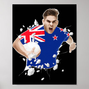 New Zealand Rugby Jersey 2021 New Zealand Rugby Poster