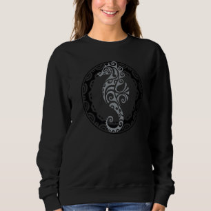New Zealand Seahorse Fish Symbol Haka Culture Maor Sweatshirt