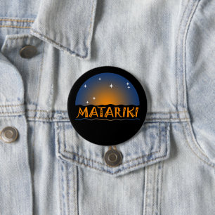 New Zealand Seven Sisters Maori MATARIKI 1b 7.5 Cm Round Badge