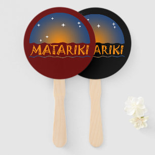 New Zealand Seven Sisters Maori MATARIKI 1b Hand Fan