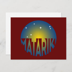 New Zealand Seven Sisters Maori MATARIKI 2a Postcard
