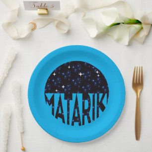 New Zealand Seven Sisters Maori MATARIKI 2b Paper Plate