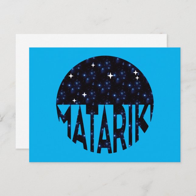 New Zealand Seven Sisters Maori MATARIKI 2b Postcard (Front/Back)