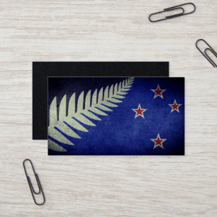 New Zealand Silver Fern Business Card