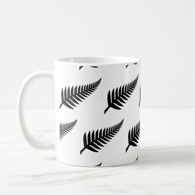 New Zealand Silver Fern  Coffee Mug (Left)