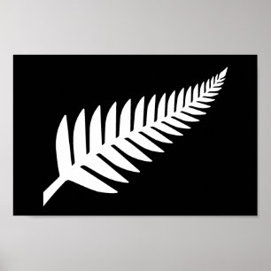 New Zealand Silver Fern Poster