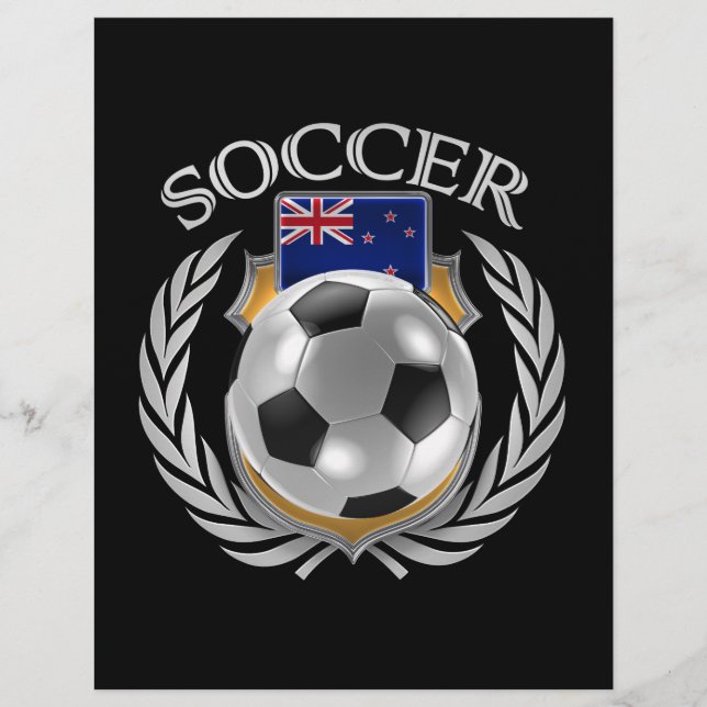 New Zealand Soccer 2016 Fan Gear Flyer (Front)