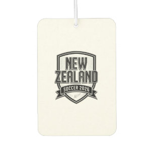 New Zealand Soccer 2026 Soccer Bold Country Typogr Car Air Freshener